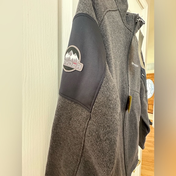 Brand New Spyder Men’s color block full zip jacket size S - Picture 2 of 7